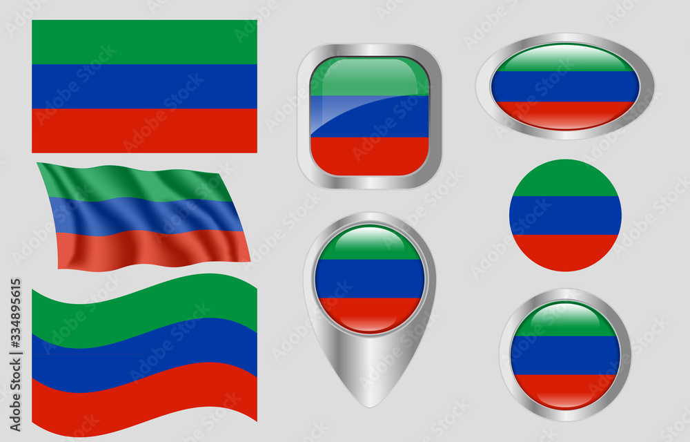 Флаг дагестана эмодзи