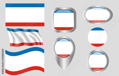 Free Download Flag of Crimea, Russia - GFXLoad