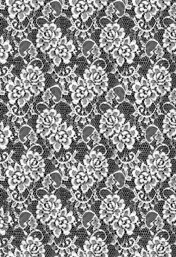 feminine embroidered lace flower pattern