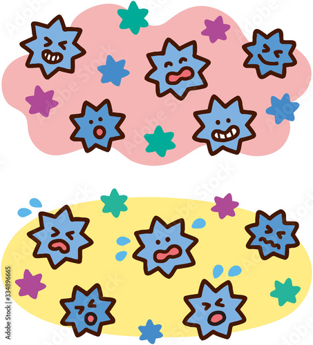 ウイルスのイラスト