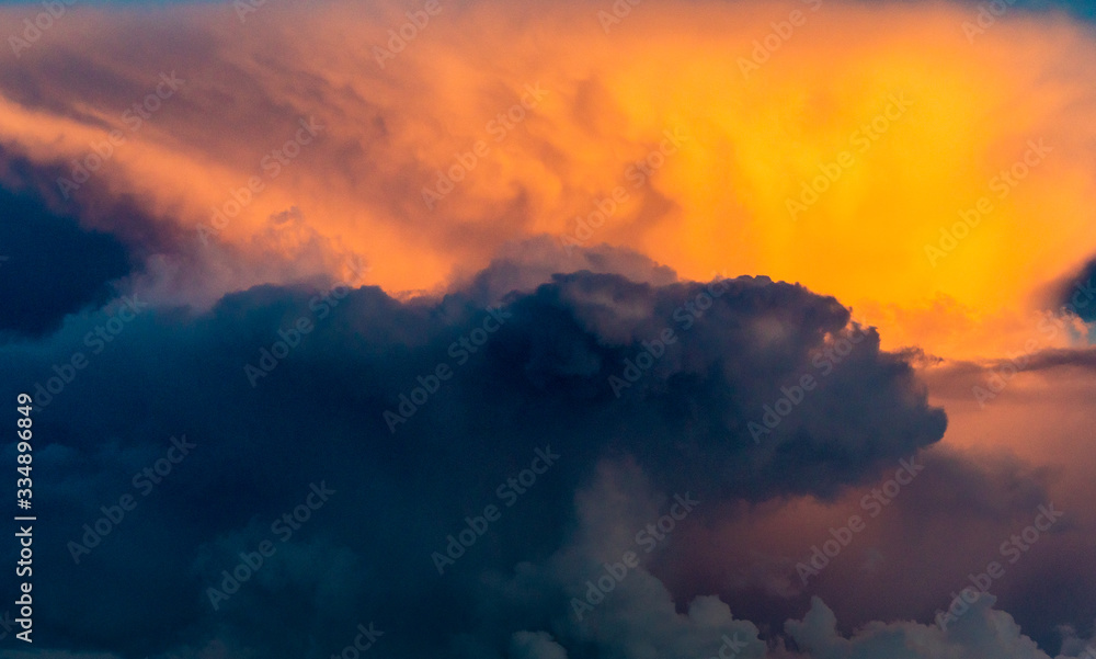 Dramatic stormy, moody, ominous, cumulus heaven skies cloudscape Dramatic stormy, moody, ominous, cumulus heaven skies cloudscape