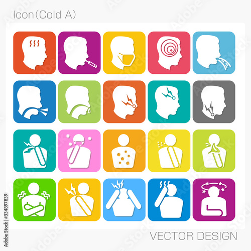 アイコン・風邪（Cold A）Vector Design