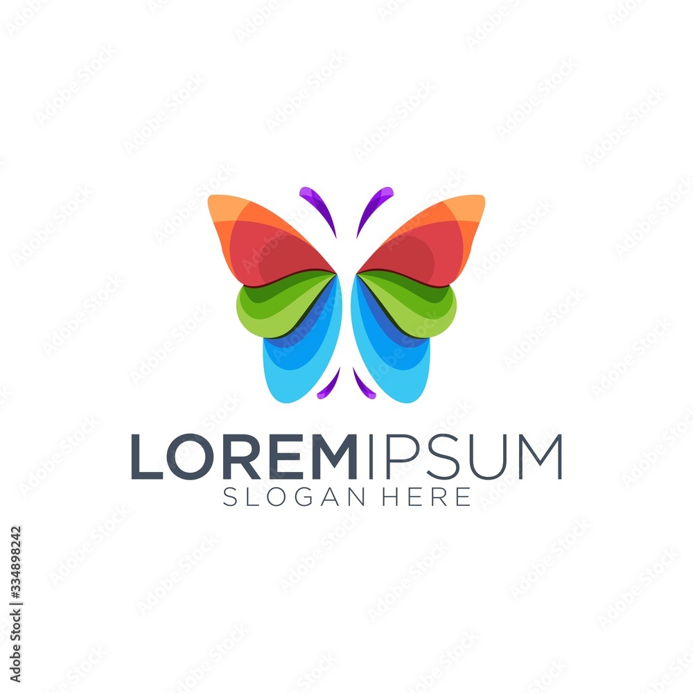 butterfly logo design vector illustration butterfly logo design vector illustration