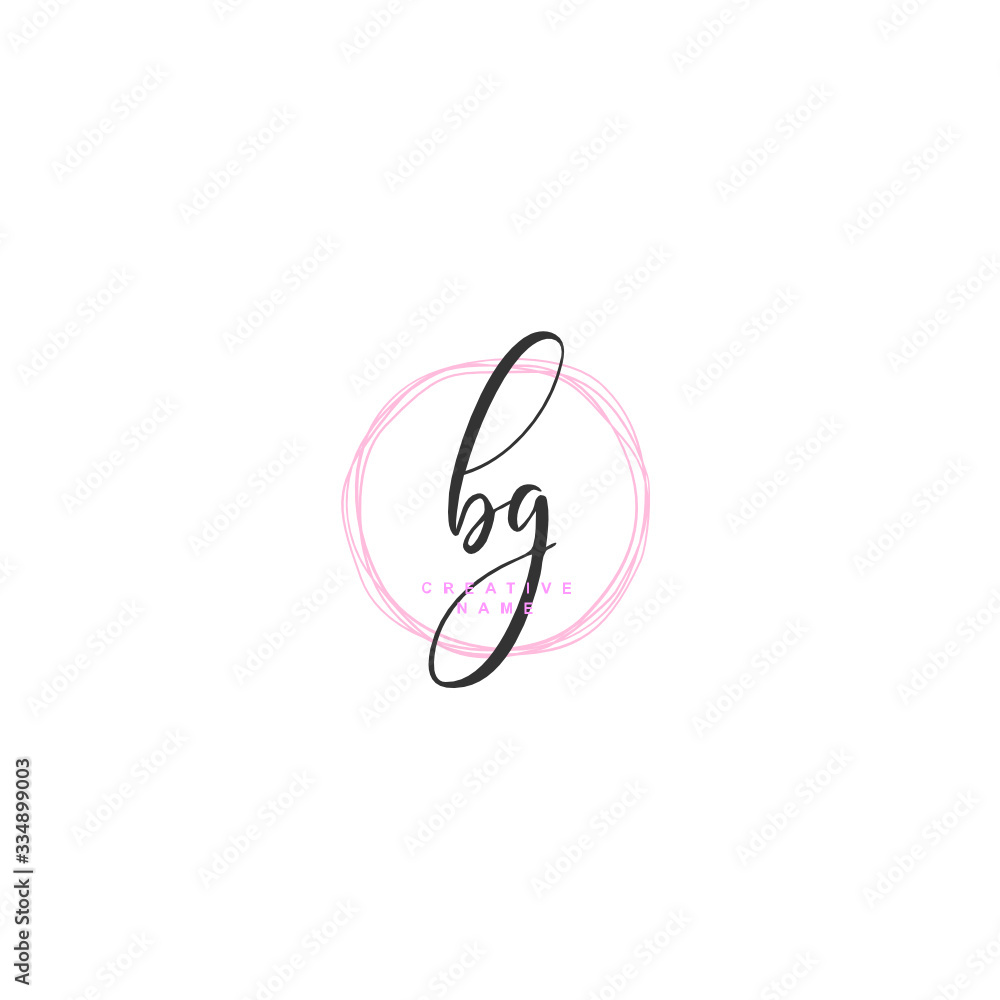 B G BG Initial logo template vector. Letter logo concept B G BG Initial logo template vector. Letter logo concept
