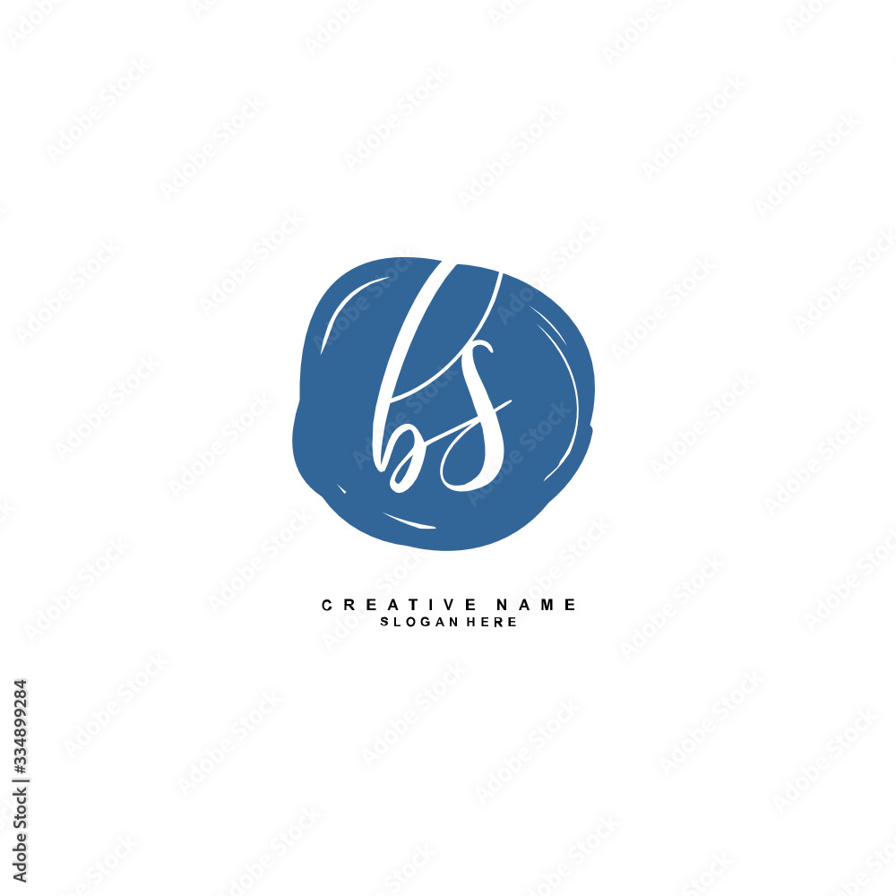 B S BS Initial logo template vector. Letter logo concept B S BS Initial logo template vector. Letter logo concept