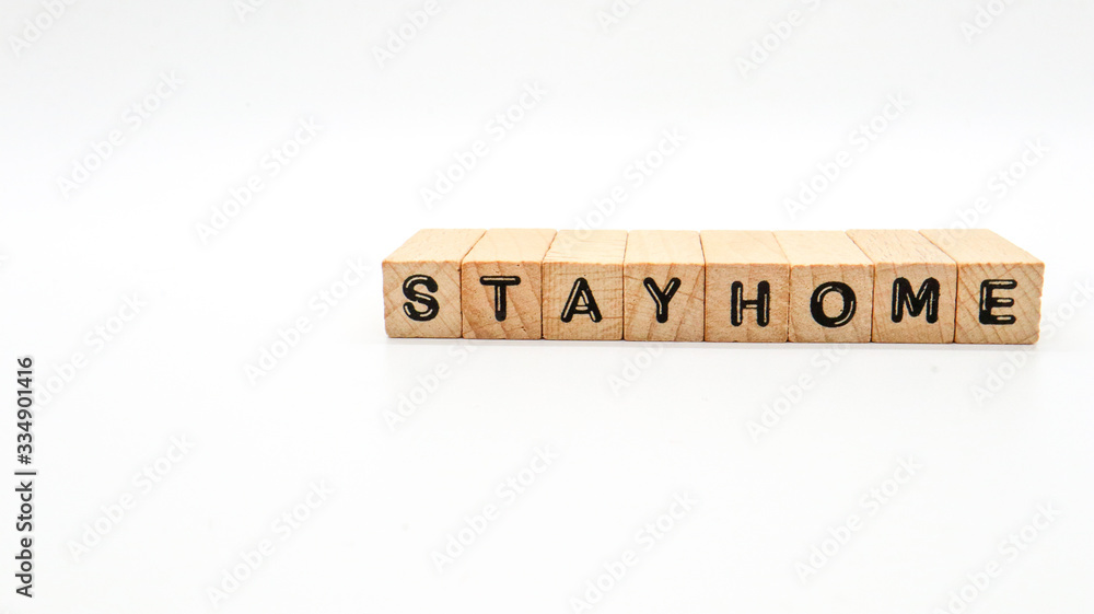 Wooden Text Block of Wooden Text Block of