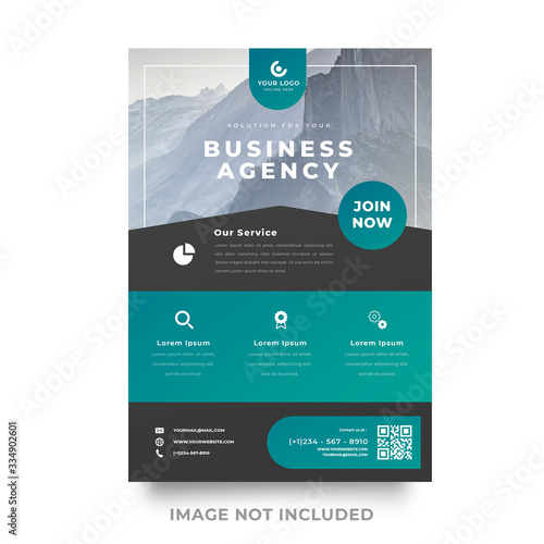 Business vector set. Brochure template layout, cover design annual report, flyer in A4 with colourful geometric shapes for PR, business, tech on bright background. Abstract creative design