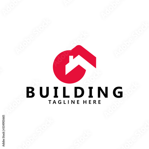 building logo icon vector isolated