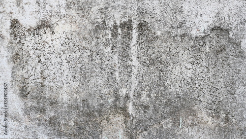 Black stains on a rough gray surface of concrete, Abstract background and texture for add text or graphic design
