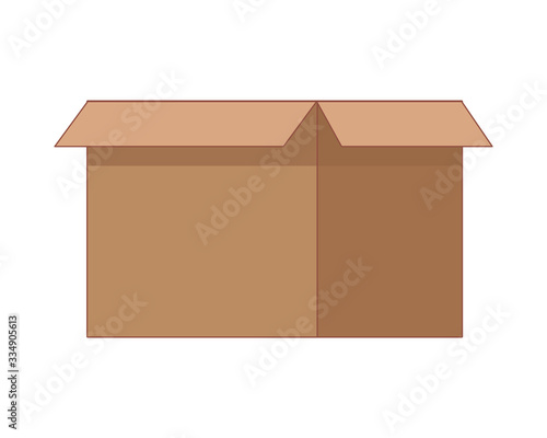 box carton packing isolated icon