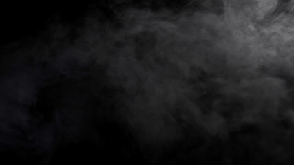 Fog mist haze smoke on black background