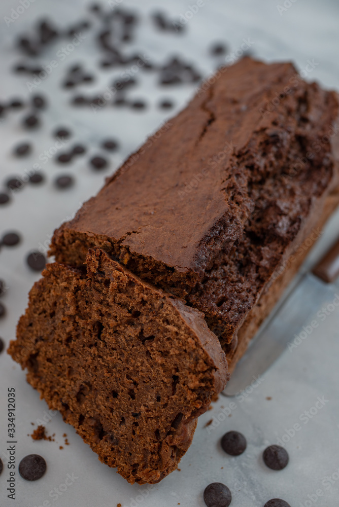 delicious freshly baked homemade chocolate sponge cake delicious freshly baked homemade chocolate sponge cake
