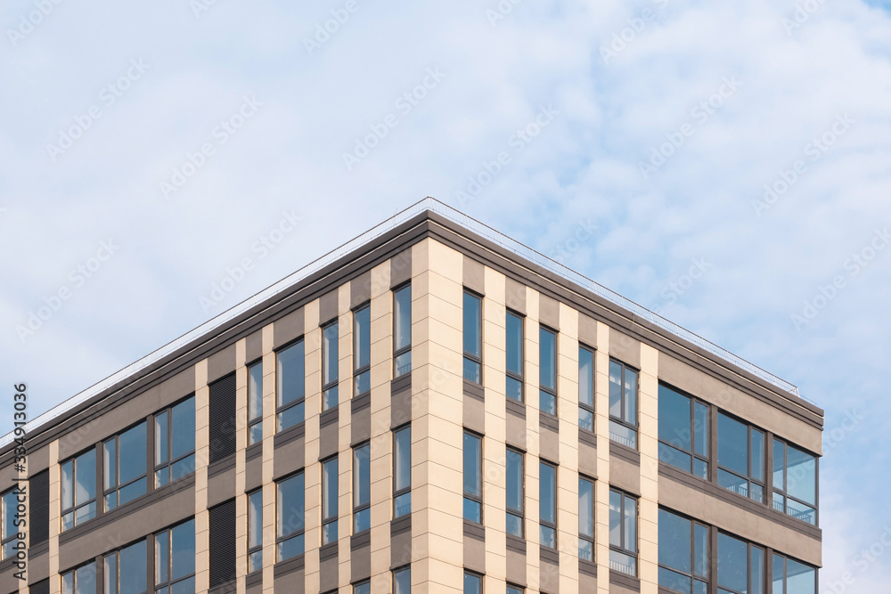 Abstract view of a skyscraper