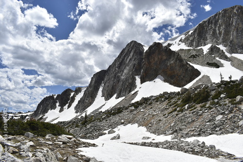 Mountain landscapes in wyoming and montana