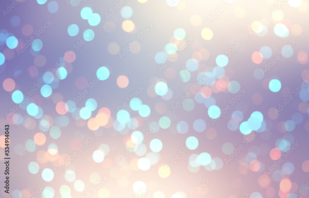 New Year glitter blur background. Bokeh holiday illustration. Gleam twinkles texture. Blue lilac yellow colors. New Year glitter blur background. Bokeh holiday illustration. Gleam twinkles texture. Blue lilac yellow colors.