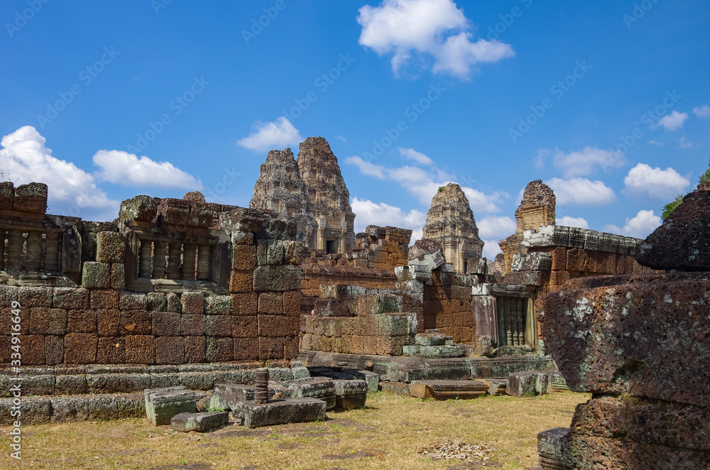 The Pre Rup Temple, built from brick, laterite and sandstone in Siem Reap, Cambodia