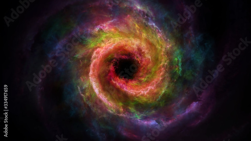 The universe, the black hole. Beautiful background, starry sky