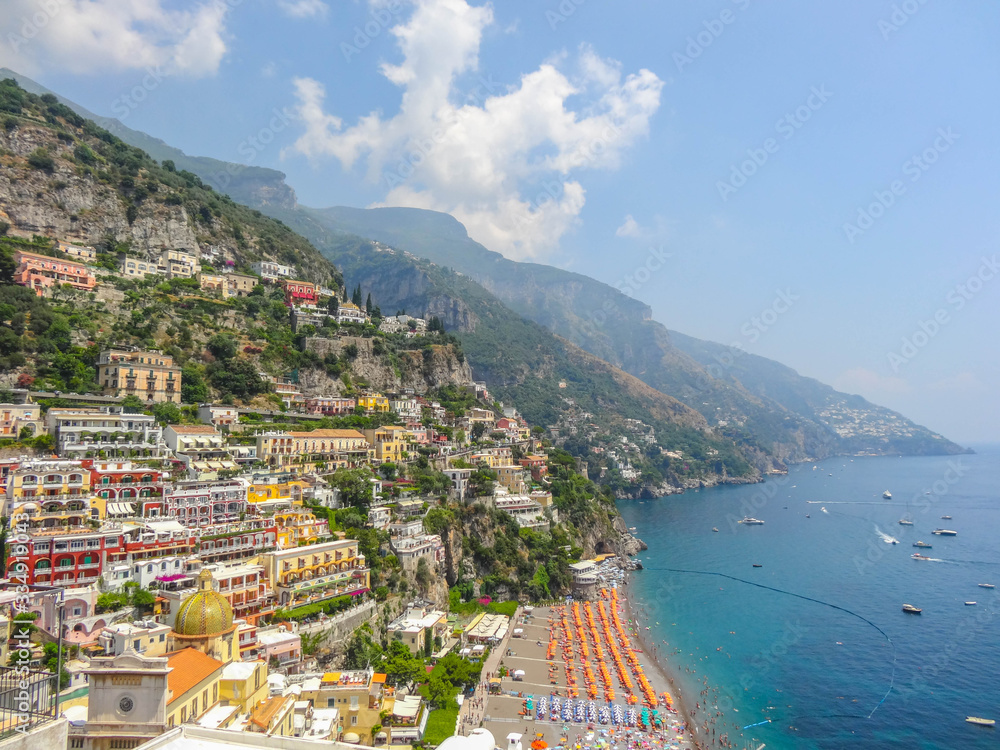 Positano Amalfiküste Italien Panorama