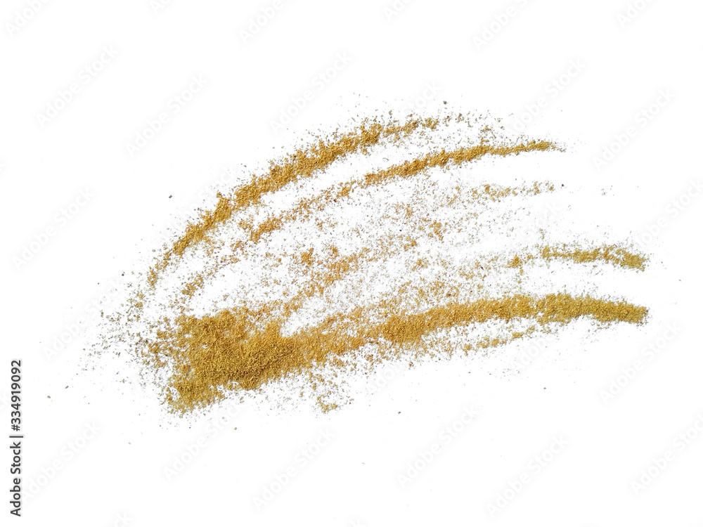 Wood sawdust on white background. Pile of wood shavings and wood powder isolated on white background. Wood sawdust on white background. Pile of wood shavings and wood powder isolated on white background.