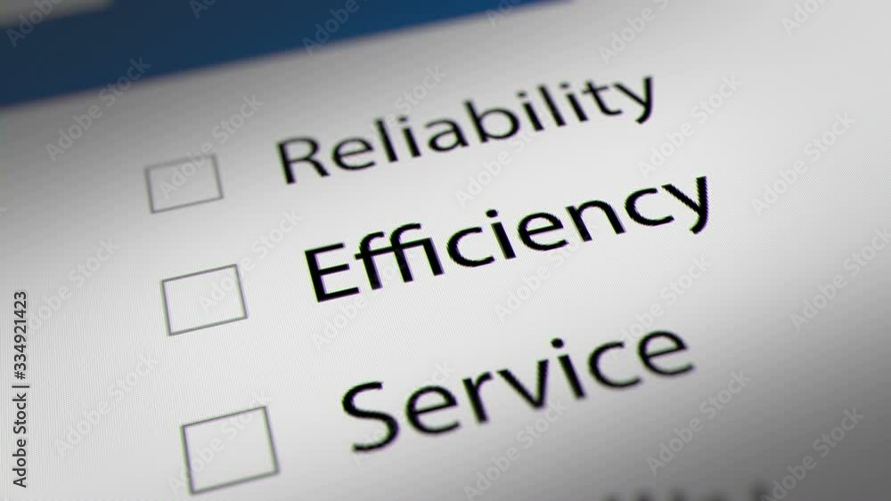 Efficiency Check box with Customer Expectation Service. Concept of Quality, Efficiency, Reliability and Service
Efficiency Check box with Customer Expectation Service. Concept of Quality, Efficiency, Reliability and Service