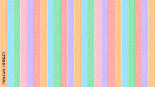 wooden wall pastel soft color for background, multi color wooden wall strip, rainbow colored soft wooden, colorful pastel wood planks and rods slat, wood floor texture soft colors for wallpaper banner