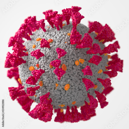 Coronavirus Virus COVID-19 3D illustration