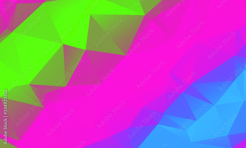 Fototapeta premium Abstract Color Polygon Background Design, Abstract Geometric Origami Style With Gradient