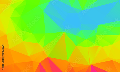 Abstract Color Polygon Background Design  Abstract Geometric Origami Style With Gradient