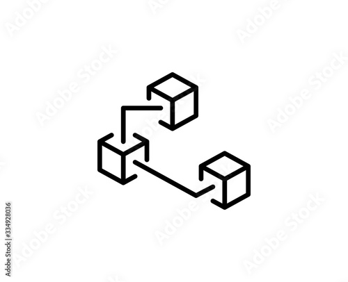 Finance line icon