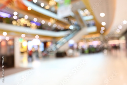 image blurry luxury shopping mall center © sutichak