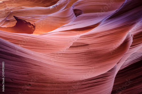 Beautiful Antelope canyon, Navajo land east of Page, USA