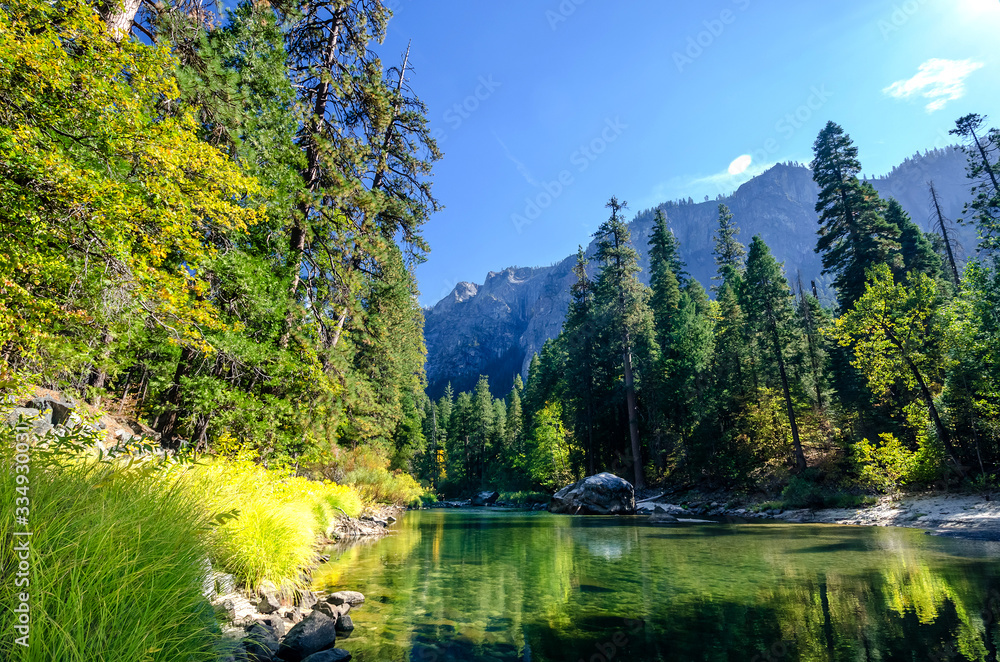 Yosemite National Park is in California’s Sierra Nevada mountains.