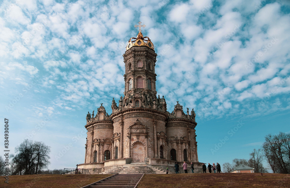 Obraz premium Church of the Sign of the Holy Virgin in Dubrovitsy, Moscow , Russia