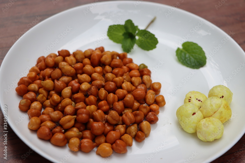 Chick pea or soaked gram, healthy breakfast Chick pea or soaked gram, healthy breakfast