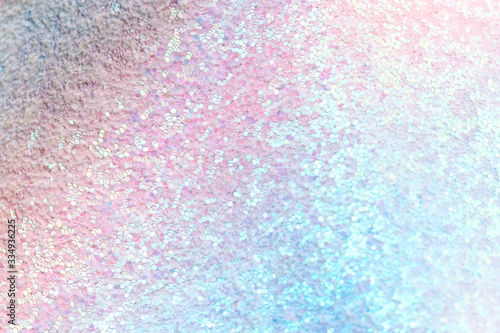 Beautiful unicorn color background. Background with a lot of sequins. Unicorn color. Colorfull and gloss.