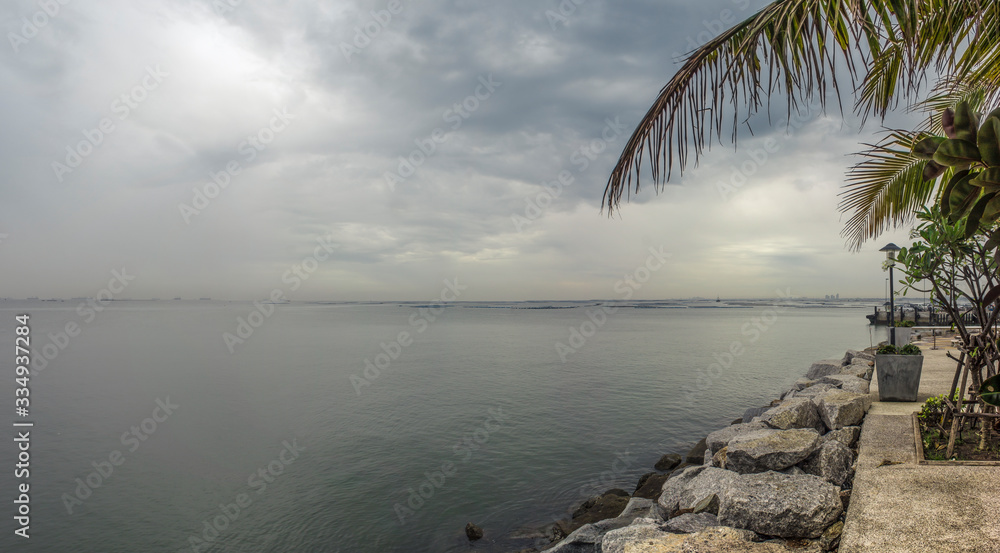 
View of the Gulf of Thailand, South China Sea, Pattaya Thailand