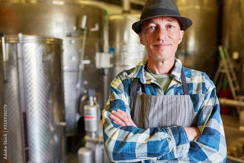 Confident winemaker or brewer Confident winemaker or brewer