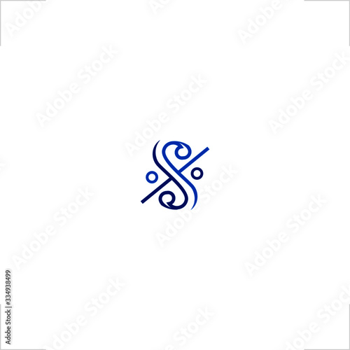 initial S T letter logo music dal segno design