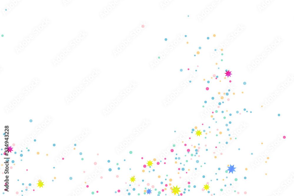 Colored confetti. Colored confetti.