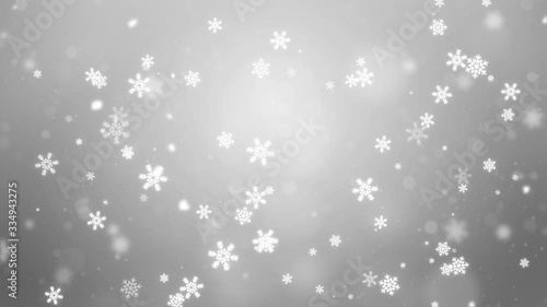 Wallpaper Mural Clean White Abstract Falling snow flakes Snowflakes Particles 4K Loop Animation Background.winter clean bright glitter dust bokeh. Merry Christmas, New year, Wedding, Celebration, greetings Torontodigital.ca