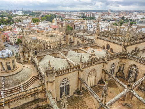 Sevilla Spanien Altstadt Panorama Sehenswürdigkeiten