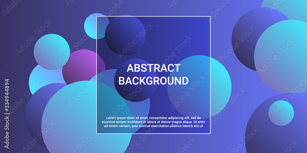 Trendy gradients of balls shapes. Trendy gradients of balls shapes.