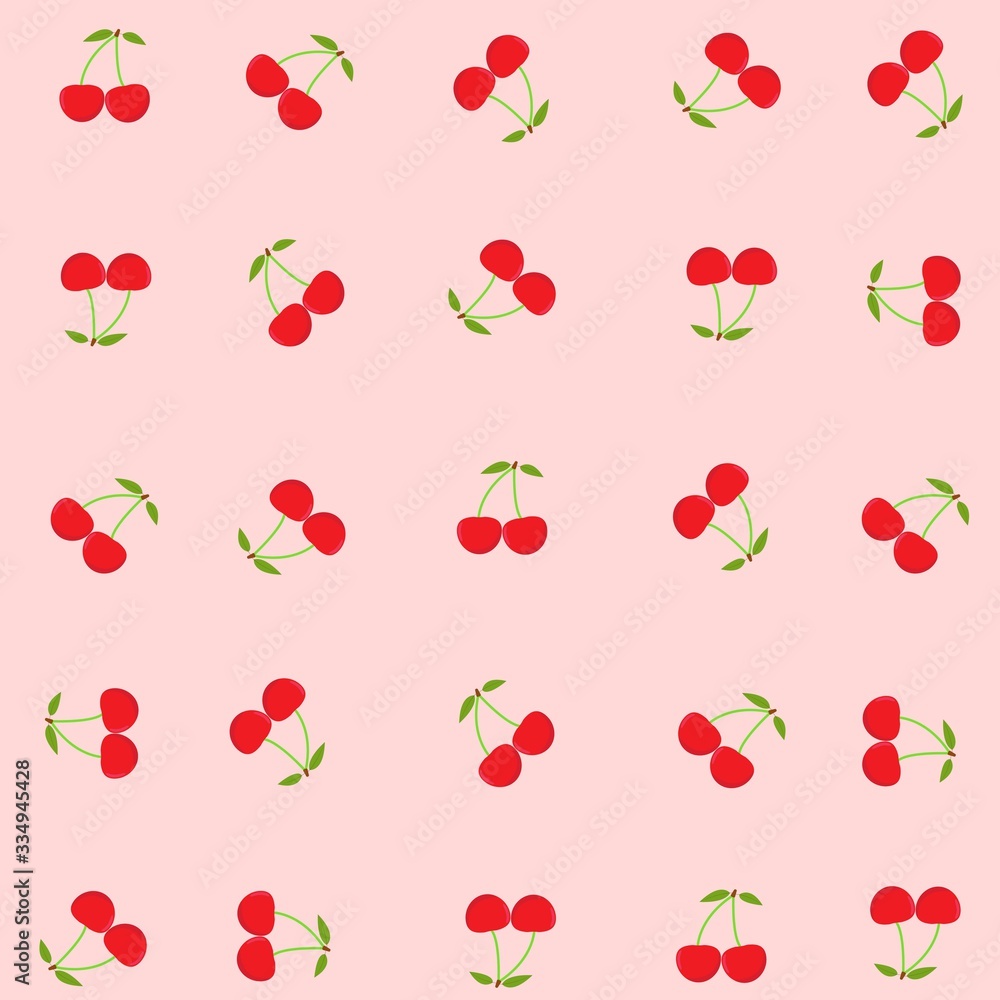 Illustration vector design of cherry Illustration vector design of cherry