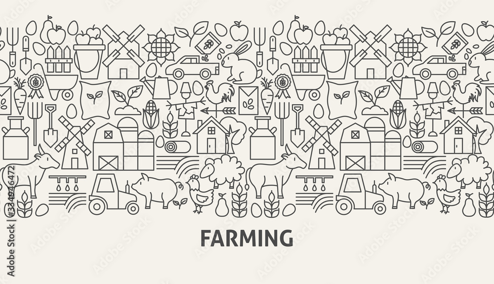 Farming Banner Concept