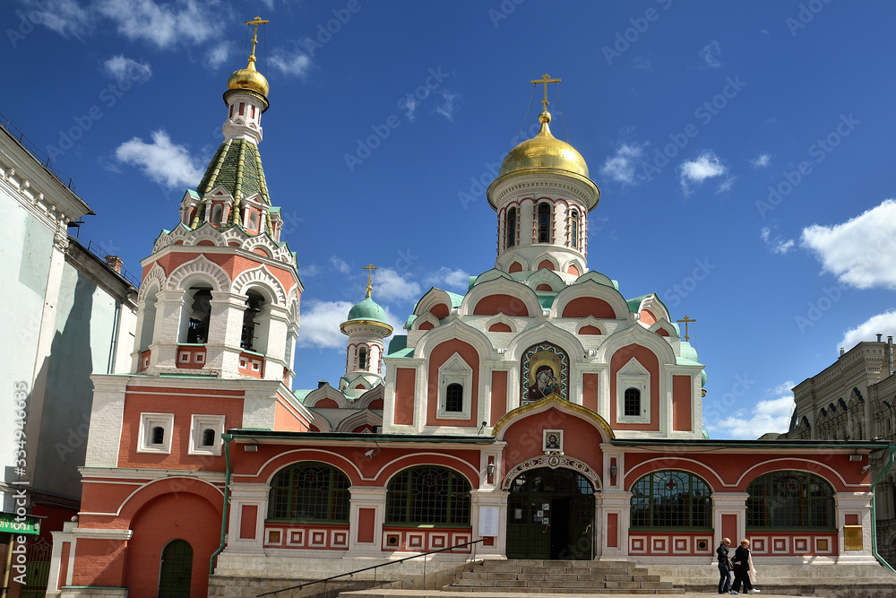 Kazan (Kazansky) Cathedral at Red Square in Moscow, Russia