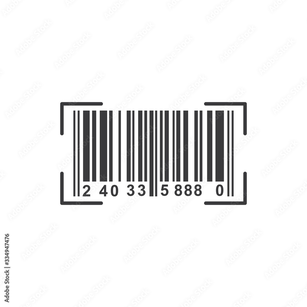 barcode vector icon illustration design