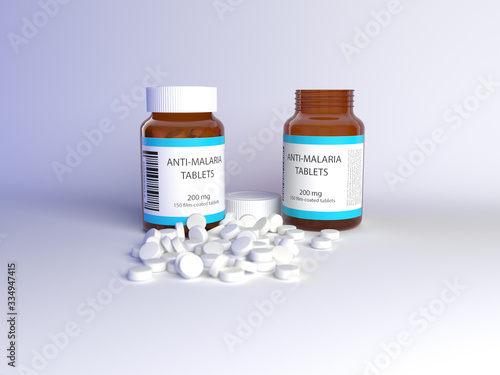 Anti-malaria tablets (pills) for protection against malaria