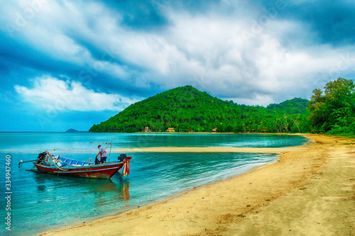 Amazing beach on an island in thailand