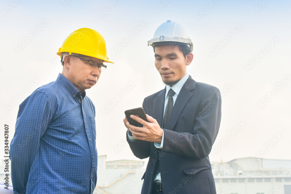 wo people business person talking communication look on mobile phone wo people business person talking communication look on mobile phone