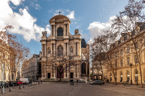 Paris, France. January 27th, 2012. Church of Saint-Gervais-Saint-Protais.